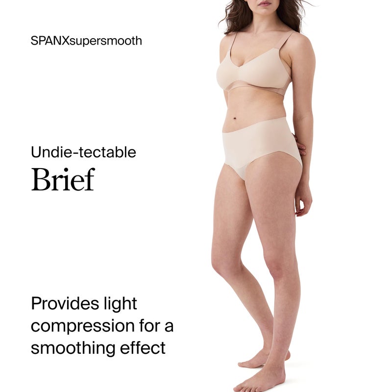 SPANX SPANXsmooth Undie-tectable Brief - Comfortable Core Control - Invisible Shapewear Underwear - No Visible Panty Lines - Soft Nude - X-Large - Image 2